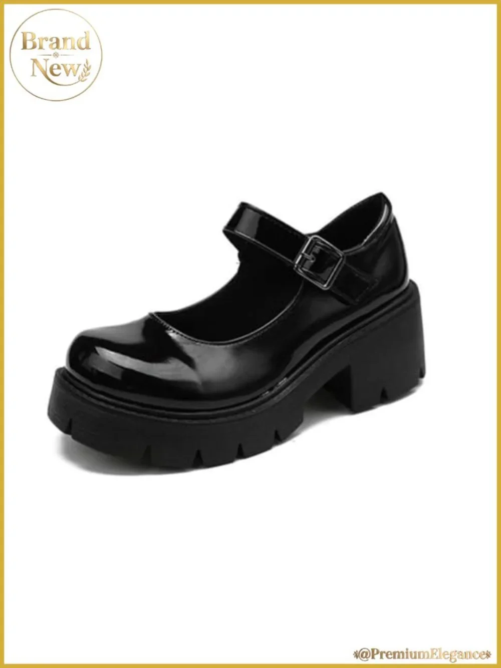 Platform Mary Janes Chunky Block Heel Gothic Uniform Dress Shoes